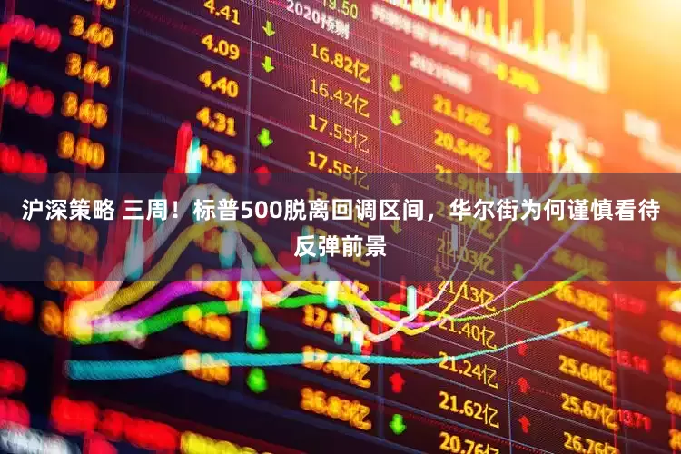 沪深策略 三周！标普500脱离回调区间，华尔街为何谨慎看待反弹前景