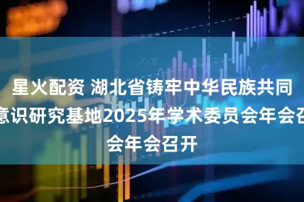 星火配资 湖北省铸牢中华民族共同体意识研究基地2025年学术委员会年会召开